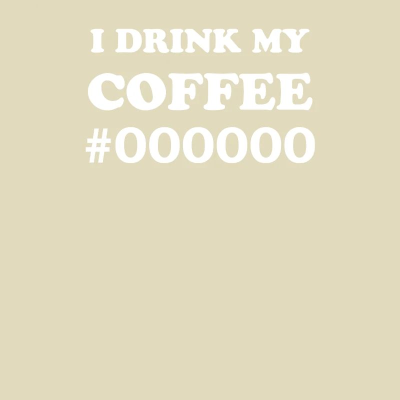 Coffee Black Nerd Programmer IT Web Designer