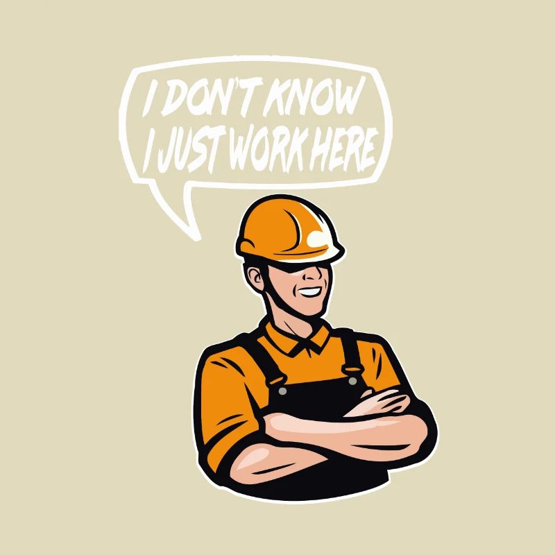 Construction worker construction site design