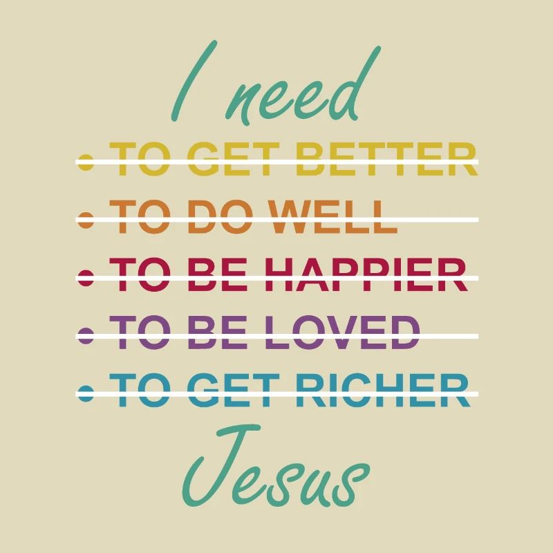 I need jesus