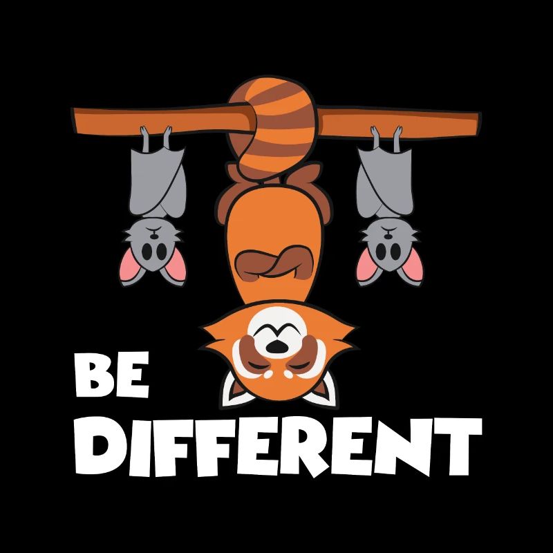 Kawaii Red Panda Be Different