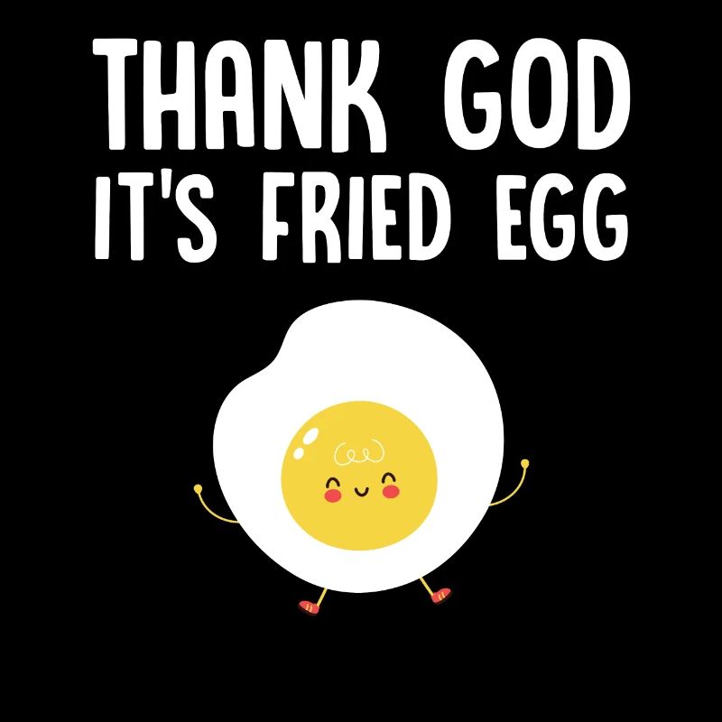 Friday Fried Egg - Funny Design