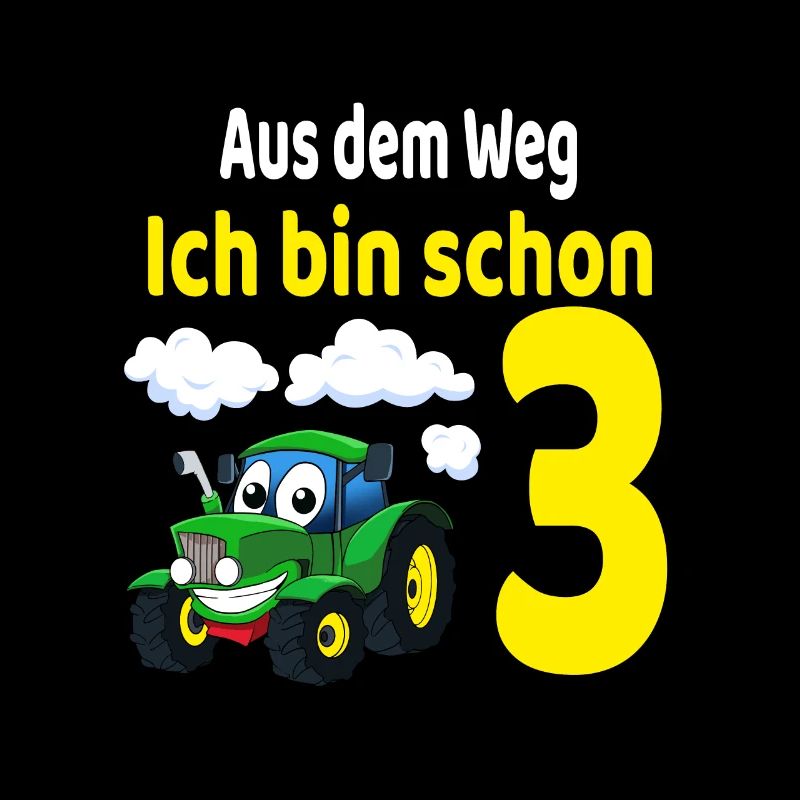 3. Geburtstag Junge Traktor Ich bin 3