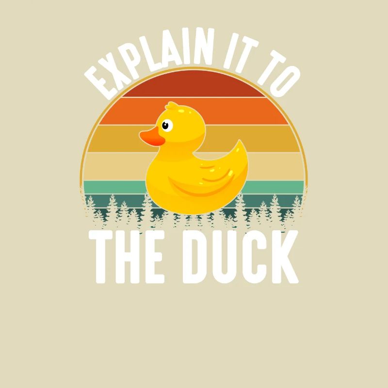 Rubber Duck Debugging, drôle de développeur de codage prog