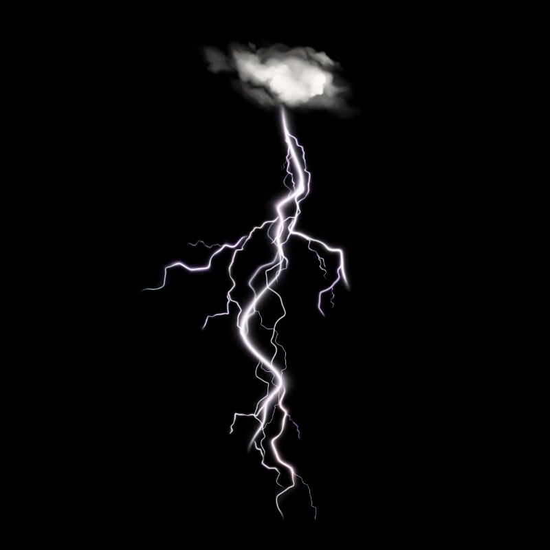 Idée cadeau d'éclairage Lightning Bolt Graphic