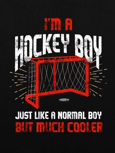 Hockeyspieler Junge