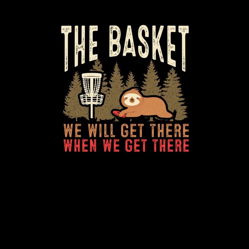 Funny Sloth Disc Golf Ultimate Frisbee