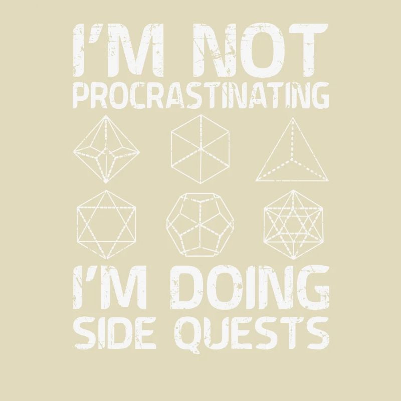 Dans le Doing Side Quest RPG Jeu de rôle Cubes