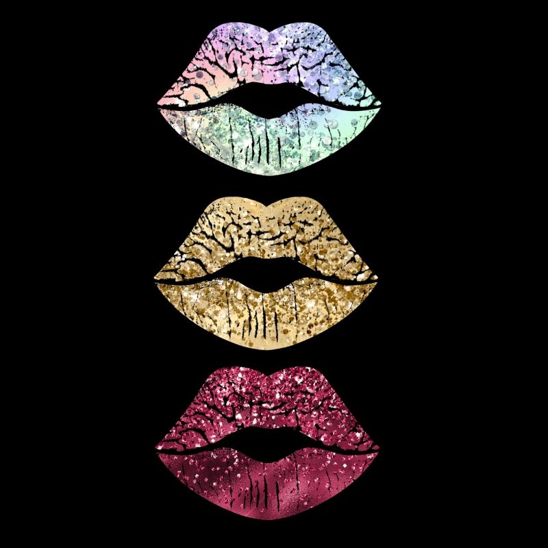 Lèvres rouge à lèvres baiser bouche baiser lèvres rouges