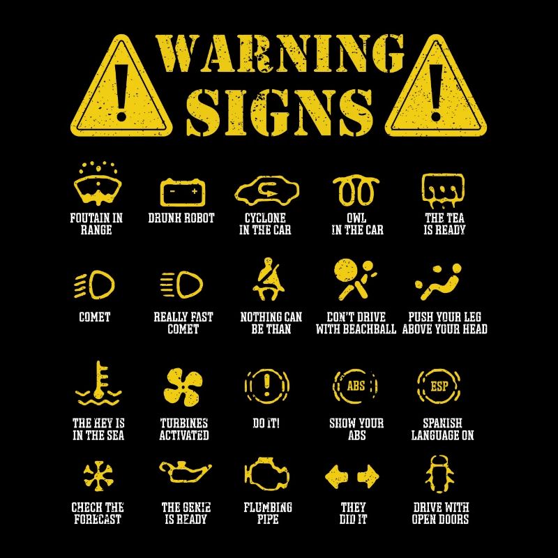 Driving Warning Signs... Mechaniker