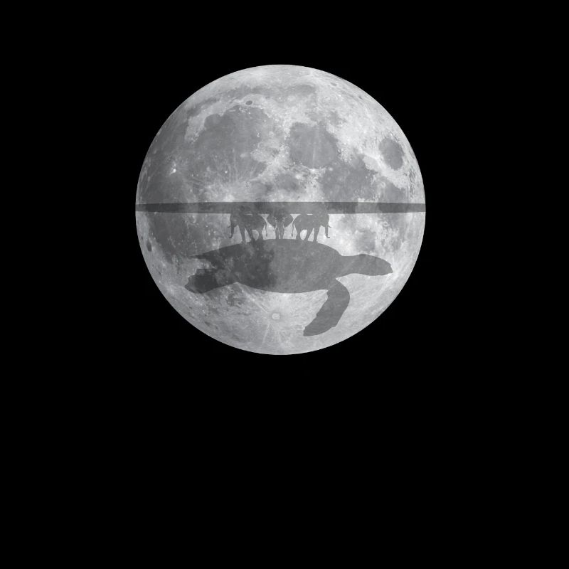 Flat Earth Theory Elephant Turtle