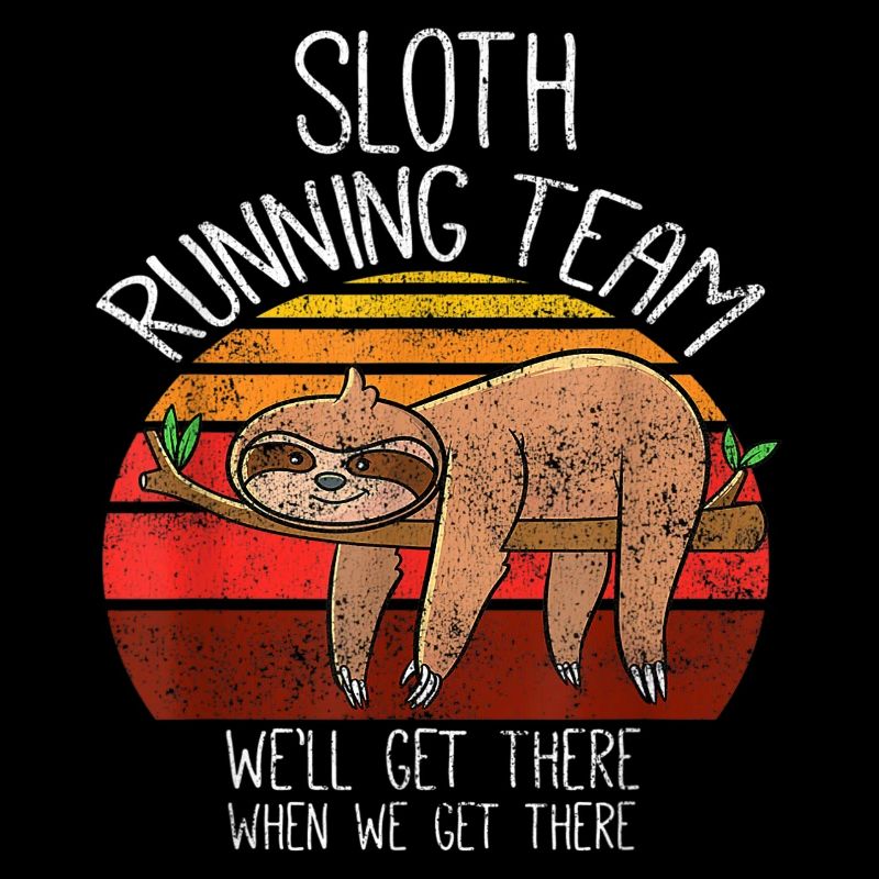 Sloth Sloth Running Running Team Arrival