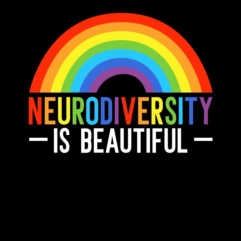 Neurodiversité est belle infinity rainbow TDAH