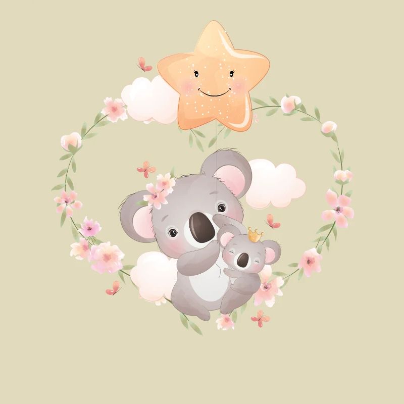 Doux koala bébé avec Koalamama