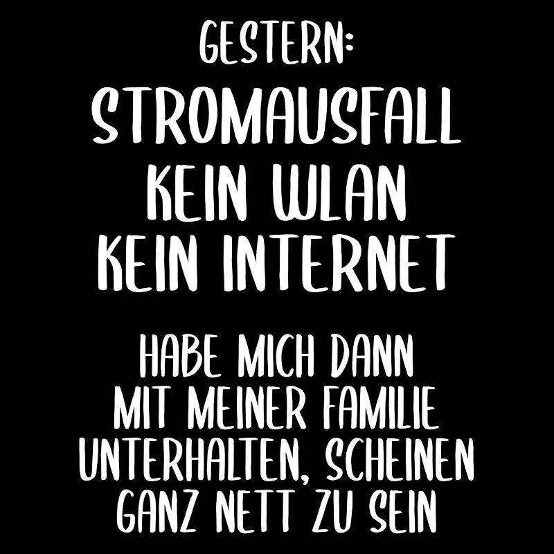 Gestern Stromausfall Kein Wlan Kein Internet