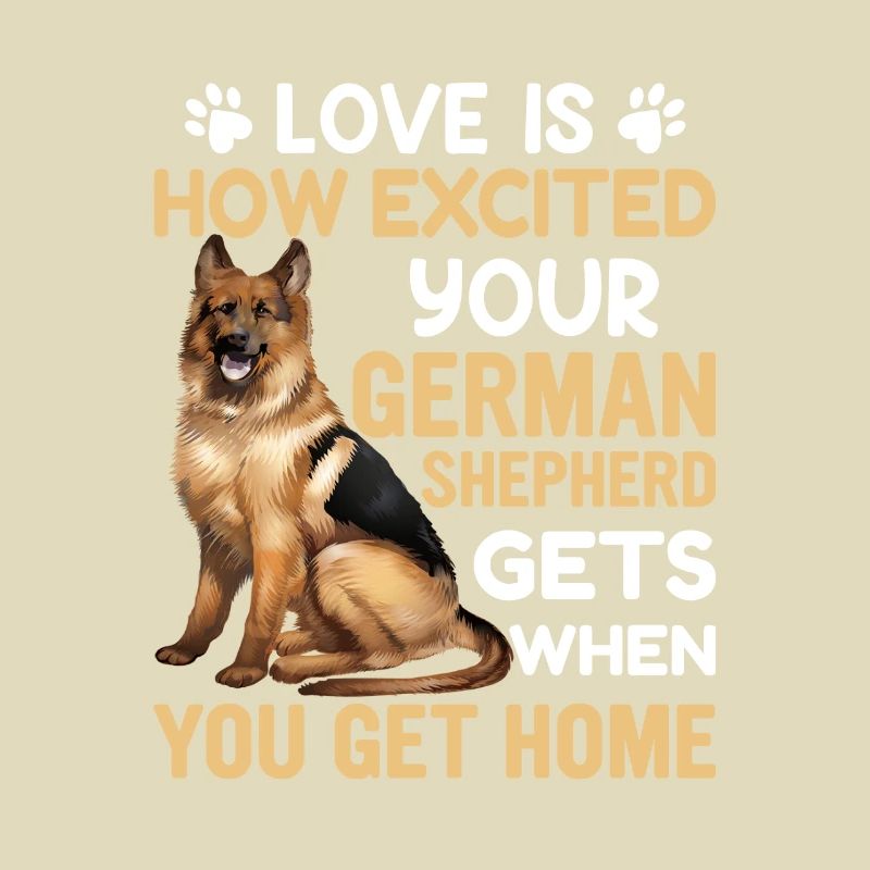 DEUTSCHER SCHÄFERHUND LIEBE