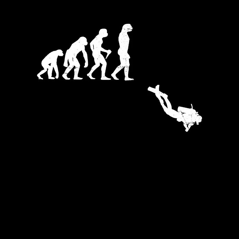 Evolution Tauchen Taucher Geschenk Scuba Diving