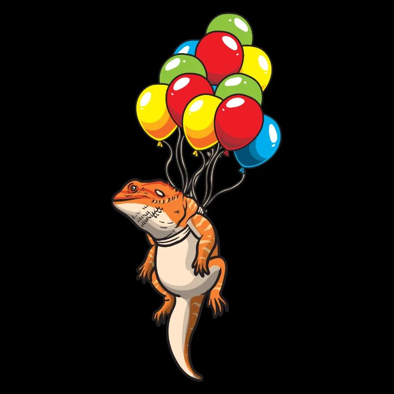 Bartagame with balloons