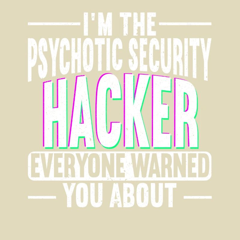 Ich bin der Psychotic Security Hacker Computer Hacking