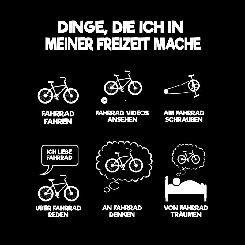 Dinge Die Ich In Meiner Freizeit Mache Radfahrer