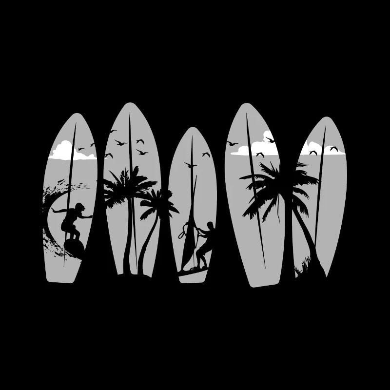 Surfboard surfeur rétro surfeur rétro surfeur