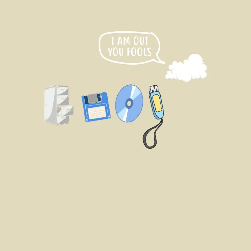 I Am Out You Fools Funny Data Storage Evolution
