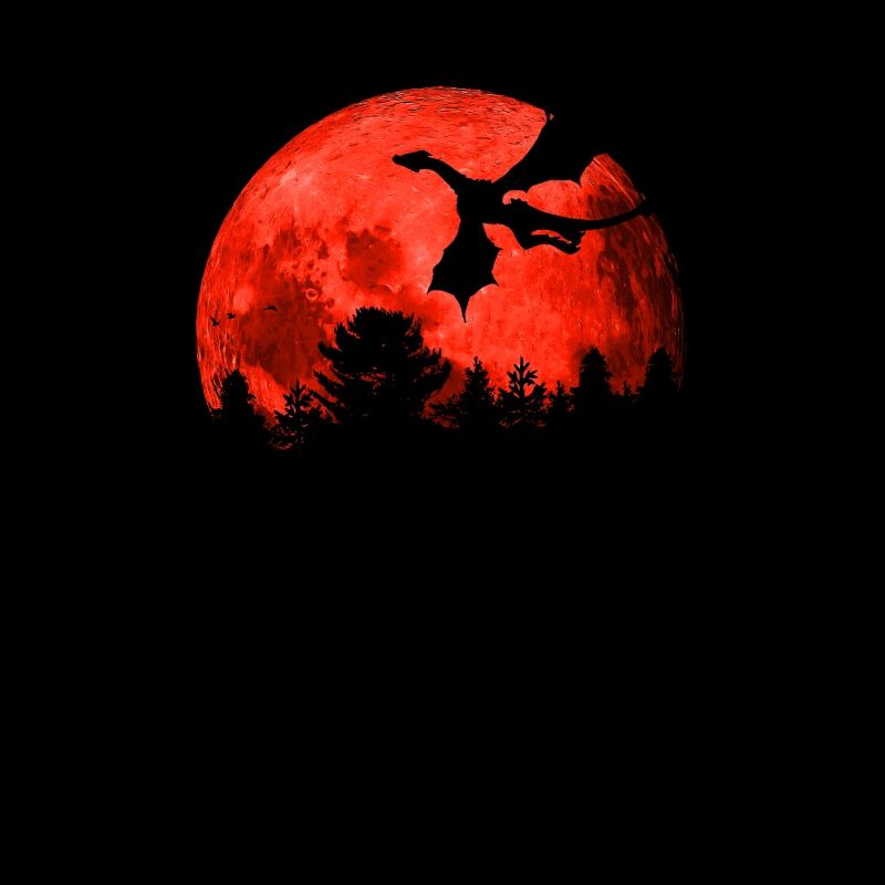 Blutmond Drache - Halloween