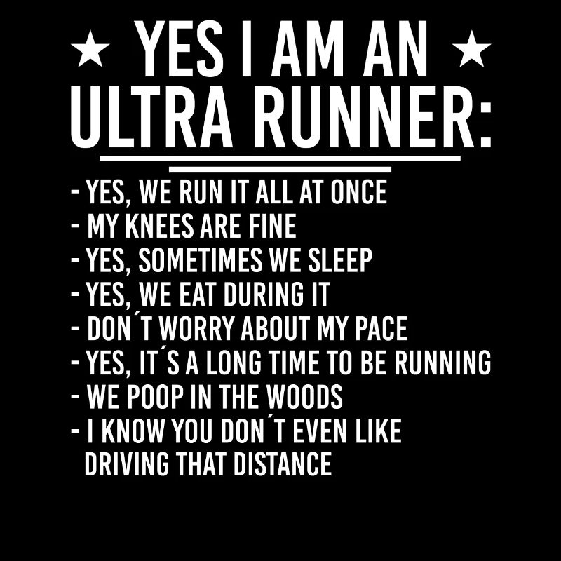Ultra Runner 100km Marathon Läufer