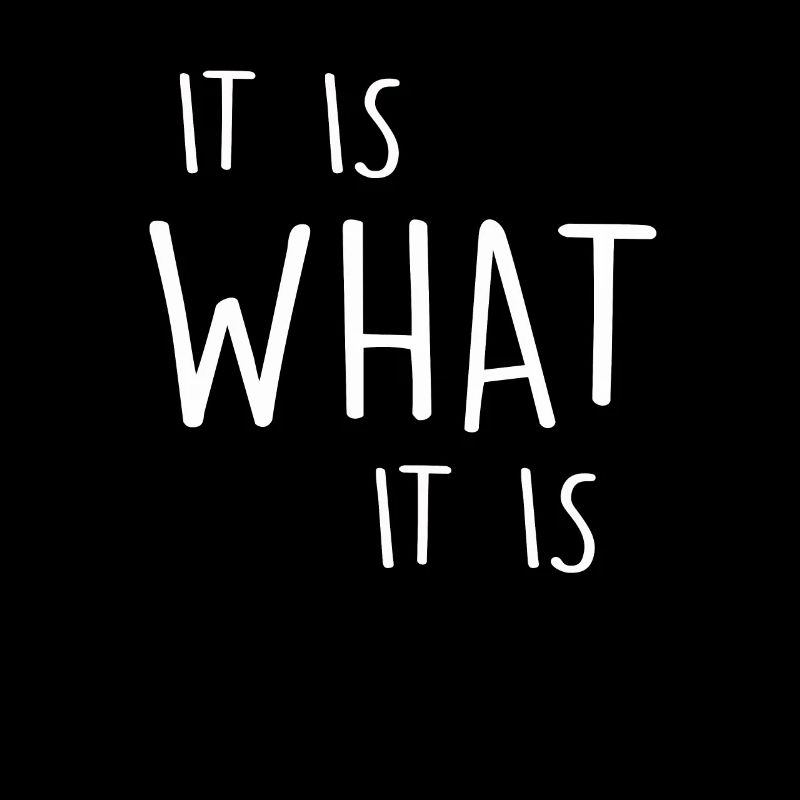 It is what it is it is what it is funny saying