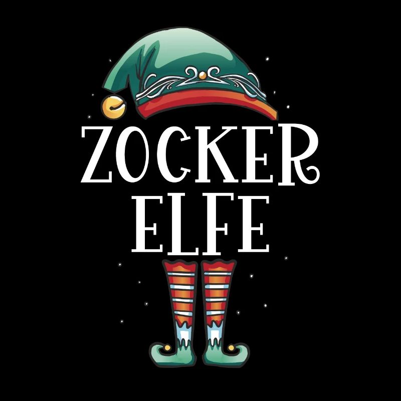 Weihnachten Partnerkostüm Zocker Elf Elfe Elfen
