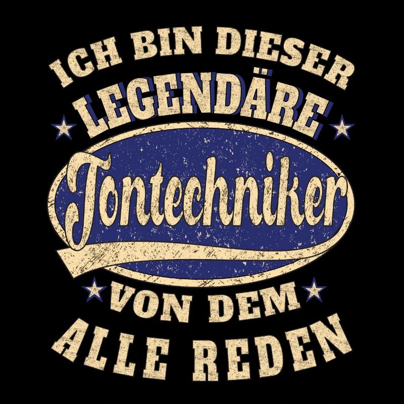 Tontechniker Ich bin dieser legendäre Tontechniker