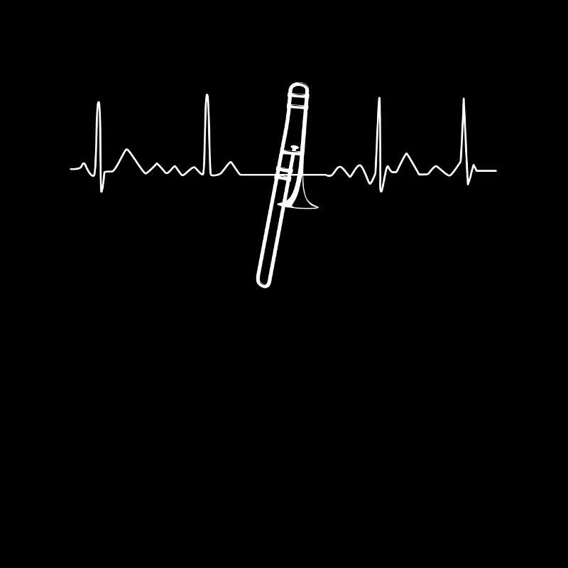 Trombone Heartbeat Trombone Player ECG Pulse