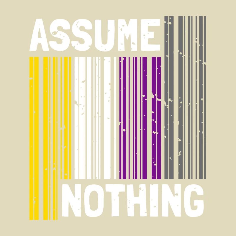 Nonbinary I LGBT Pride I Flag Barcode I Assume