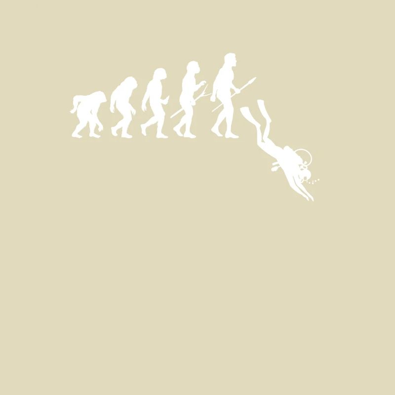 Diving Evolution Divers Funny Gift