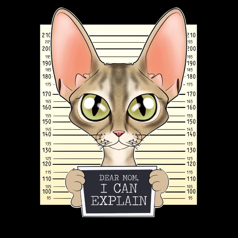 Devon Rex Cat Mom - Dear Mom I Can Explain