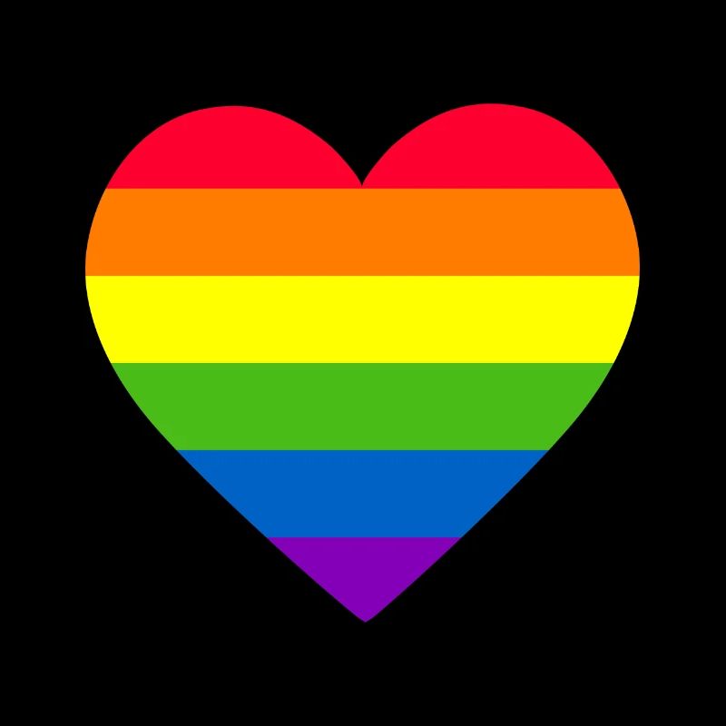 Regenbogen Herz