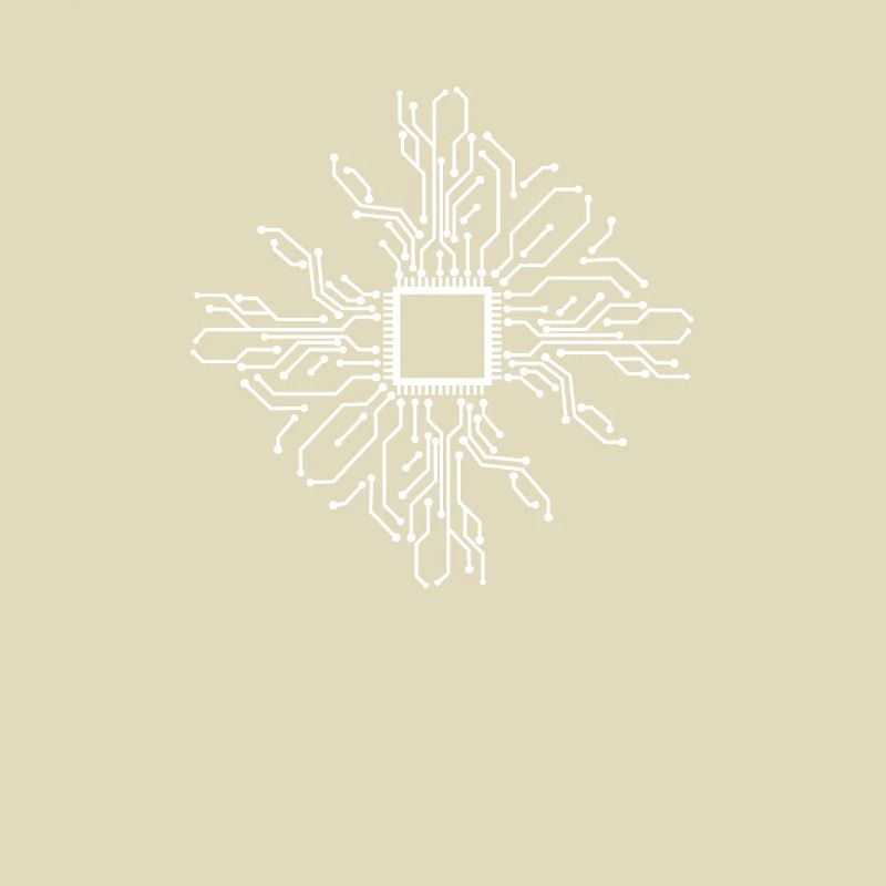 Platine Chip Circuitboard mit CPU Computer Design