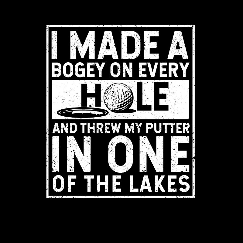 Funny golfer Golfer I have with every