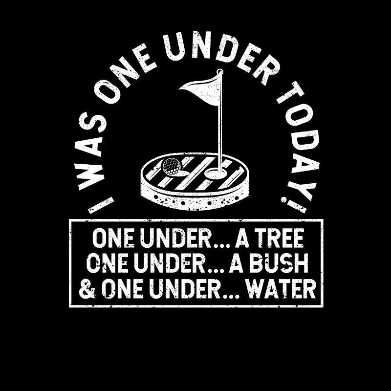 Funny Golf Golfer Lovers Game Golfing Ich war eine