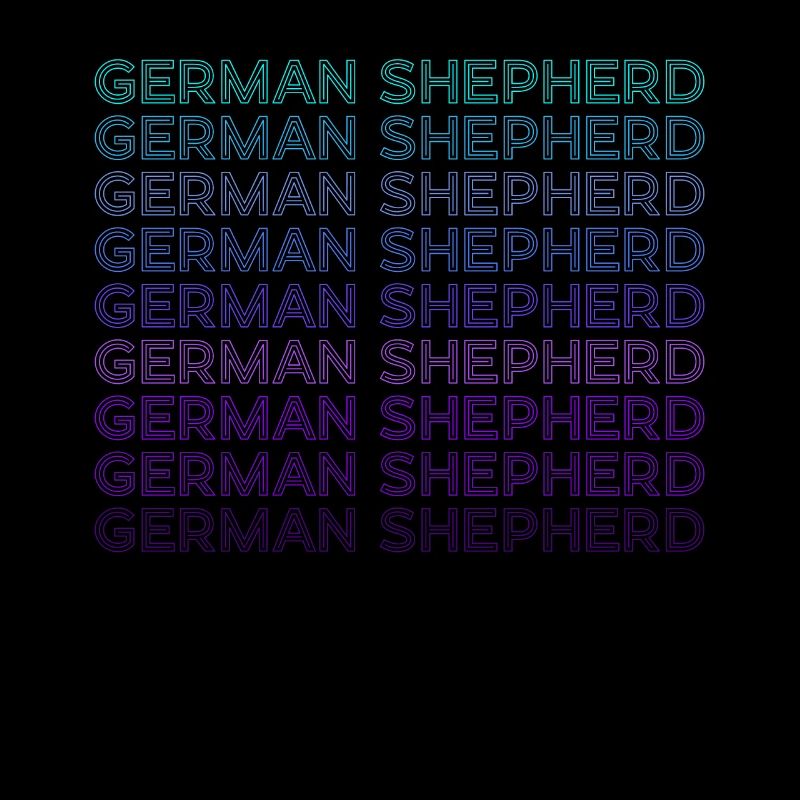 Deutscher Schäferhund Retro