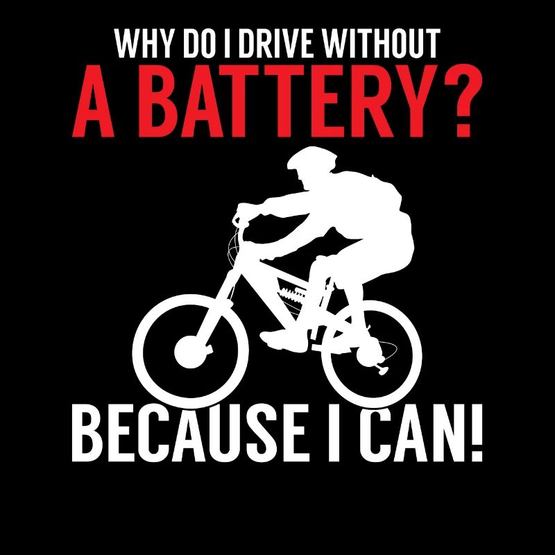 Why do I drive without a battery Anti E-Bike