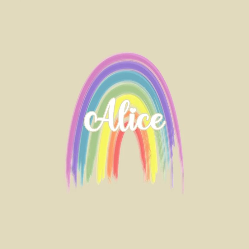 ALICE Rainbow Cursive