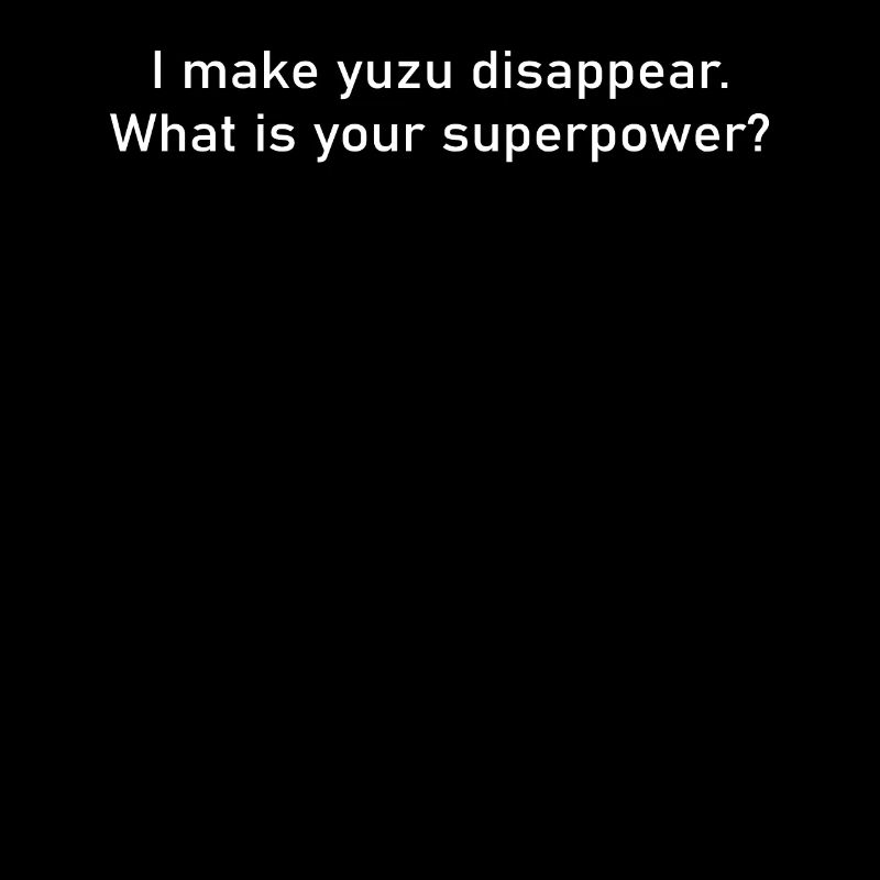 Funny yuzu gift idea