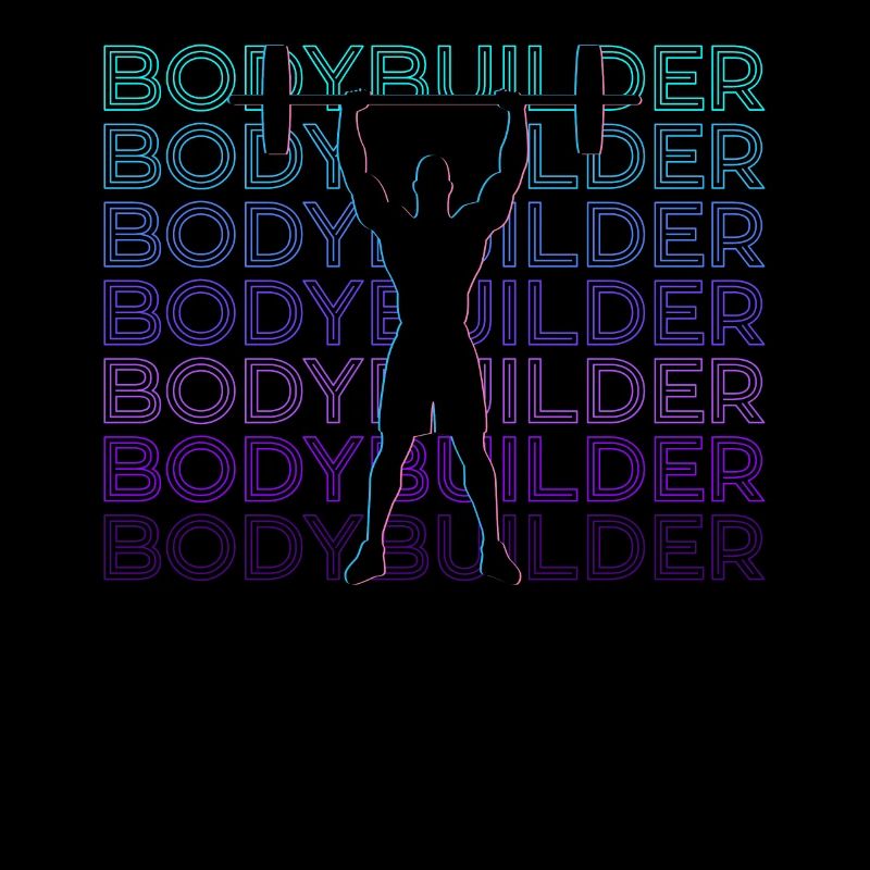 Bodybuilder Bodybuilding Retro Geschenk