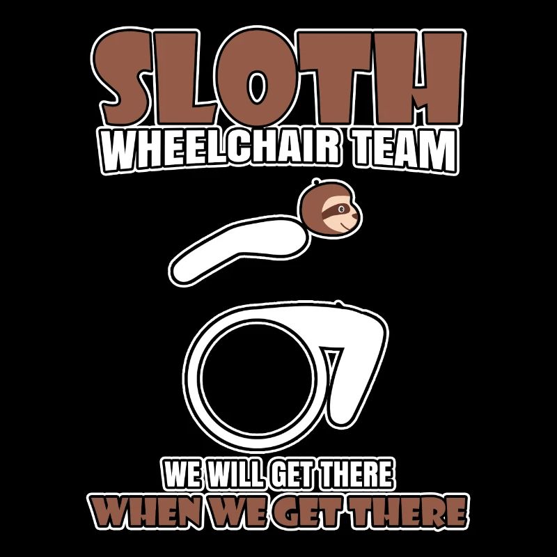 Faultier Rollstuhl Mannschaft