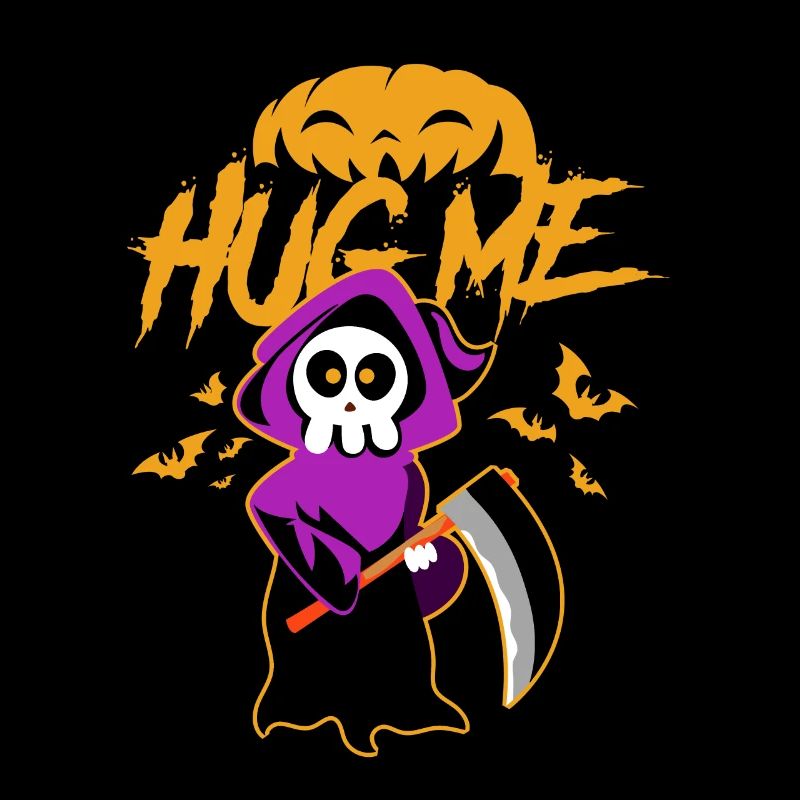 Hug Me Crâne classique de la mort Squelette effrayant