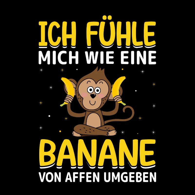 Banane Affe Arbeit