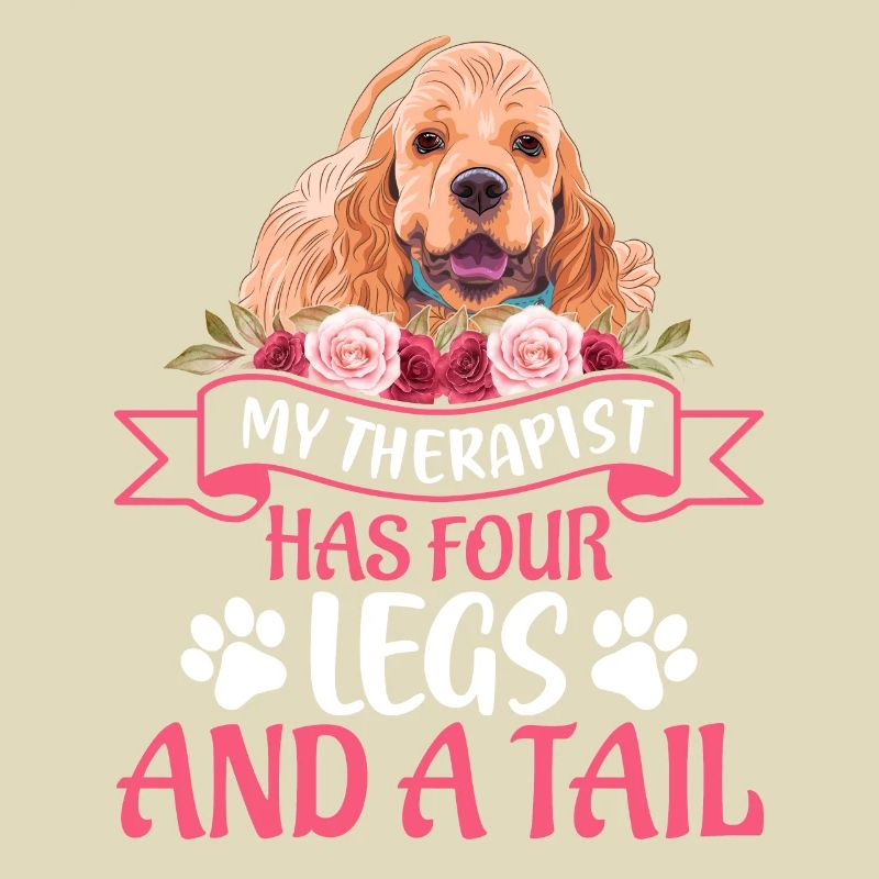 Cocker Spaniel Therapeut Hat Vier Beine Spaß