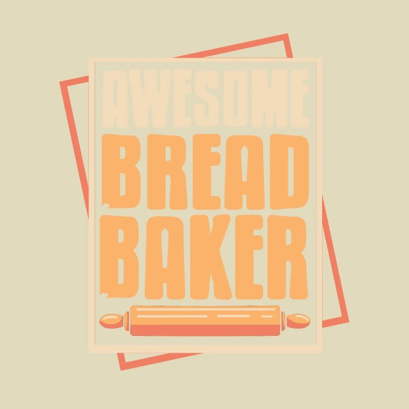 Awesome Bread Baker Cool Baking Designs T-Shirt