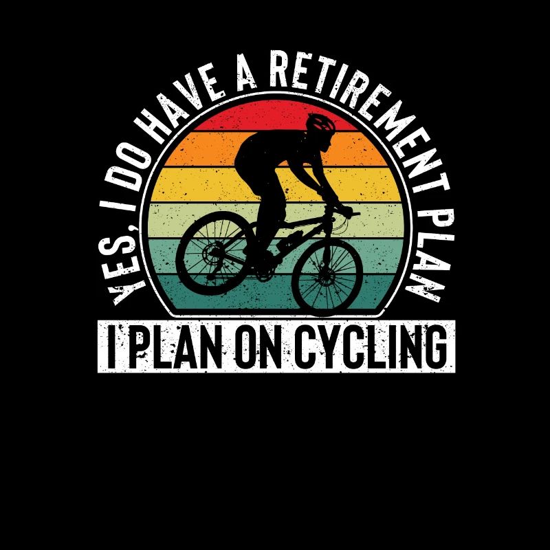 Radfahrer Ja, ich habe einen Ruhestandsplan