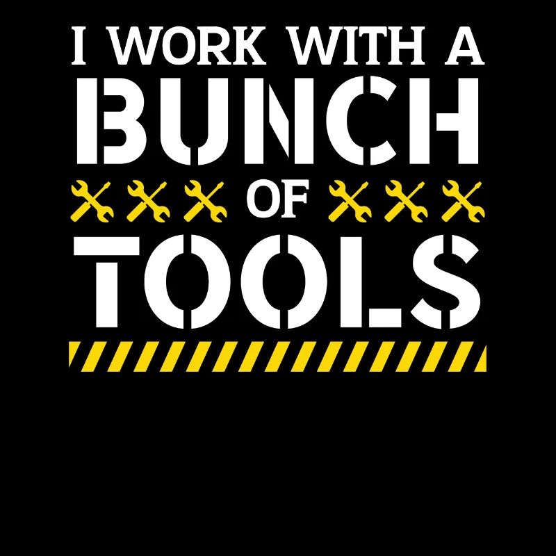 Je travaille avec un tas d’outils ouvrier de la construction